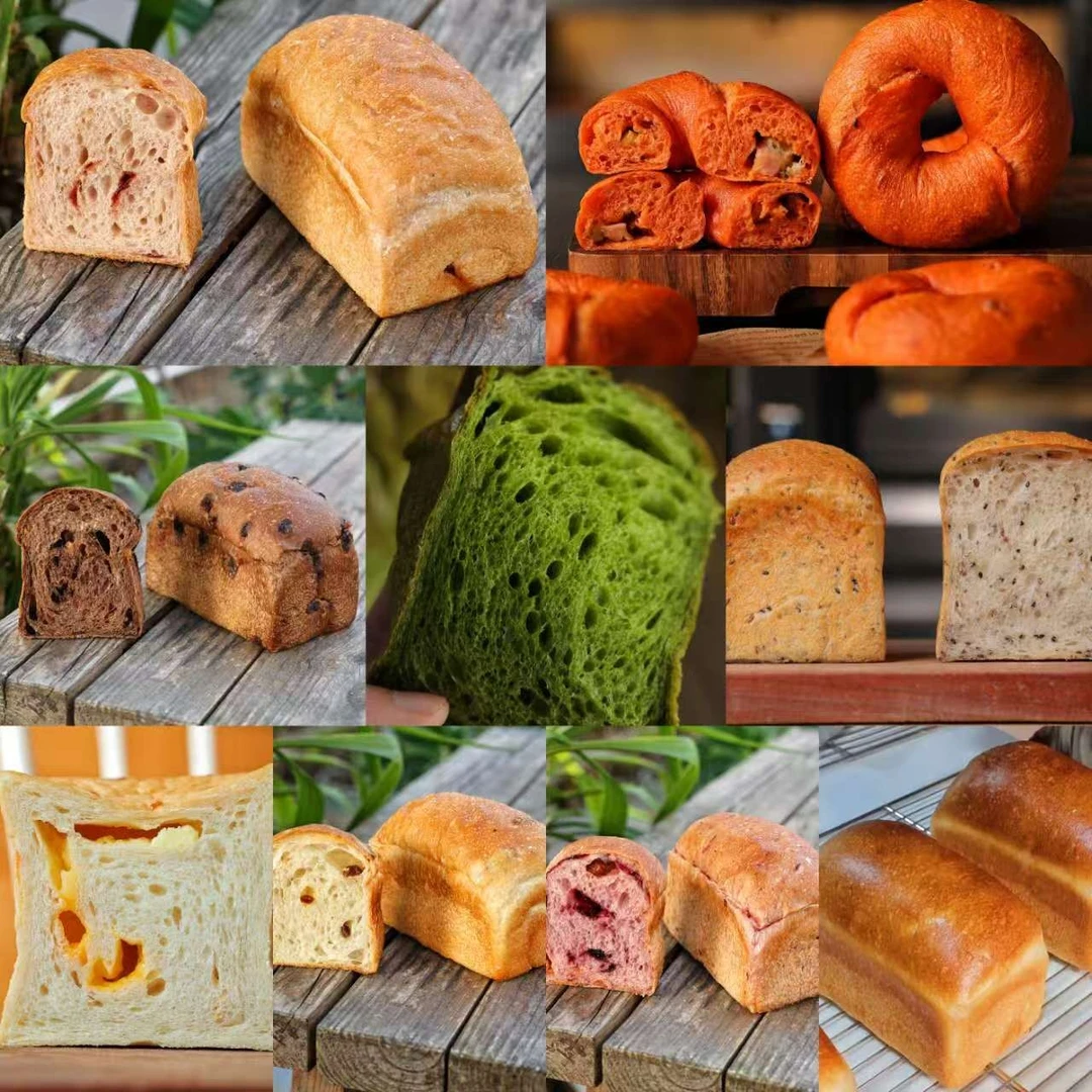 九口味、天然酵母酵液吐司、贝果课程（录播课）！