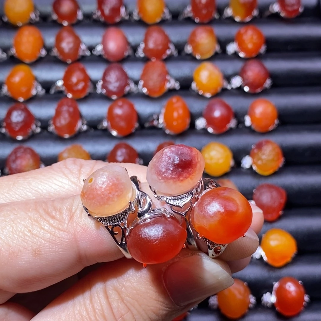 A***n玛瑙/玉髓合金戒指