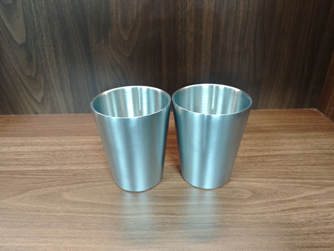 不锈钢水杯大杯2个装（尺寸10*8）小杯3个装（尺寸7.5*7）