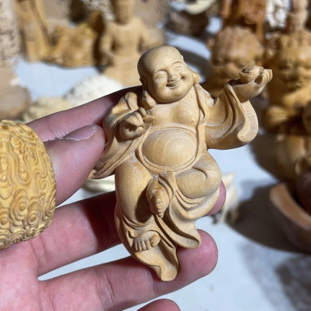 黄杨木黄杨弥勒佛