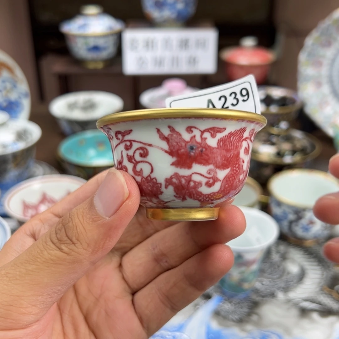 纵***独瓷片景德镇手工手绘陶瓷