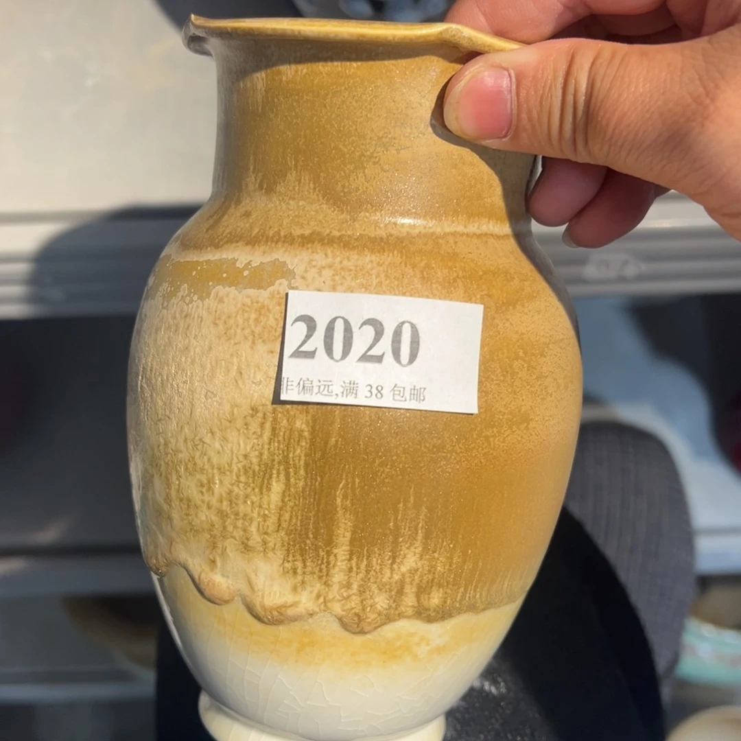 红陶口7高15 景德镇手工花盆