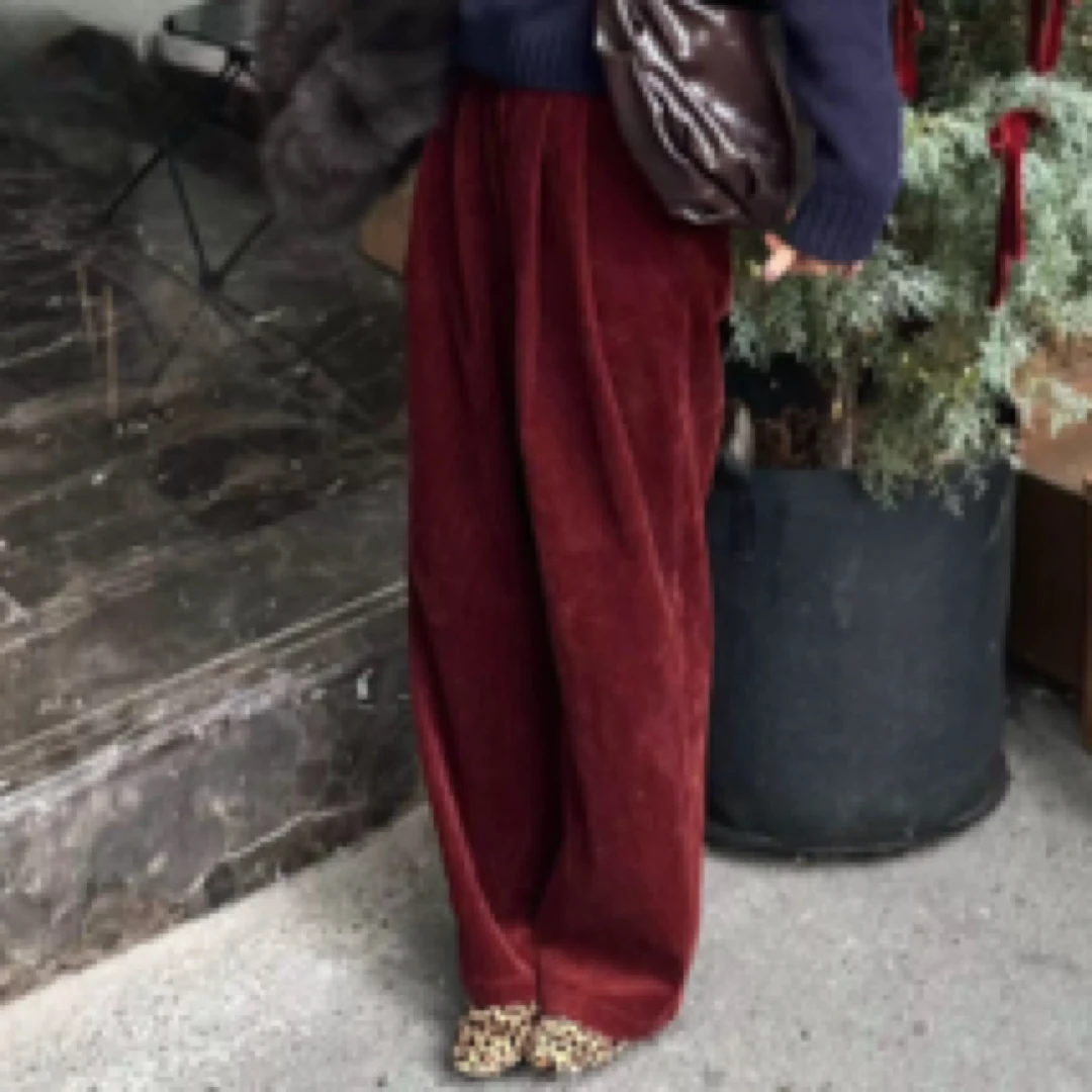 韩国NO/退代购灯芯绒裤子正品加绒