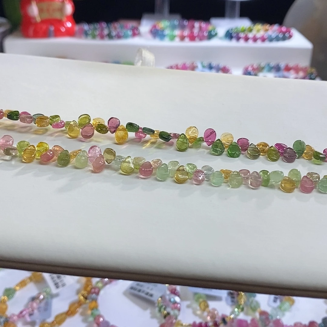 未镶嵌手链碧玺水滴