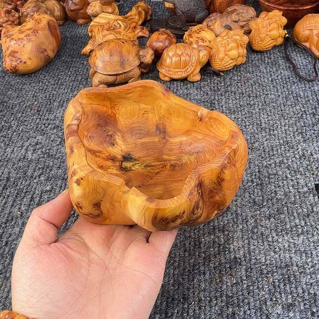 观***心崖柏太行崖柏黑金果盘