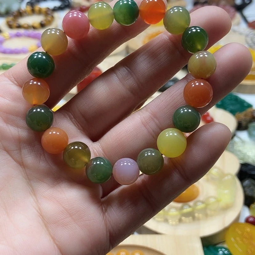 【闪购商品】玛瑙/玉髓手链未镶嵌维****邓