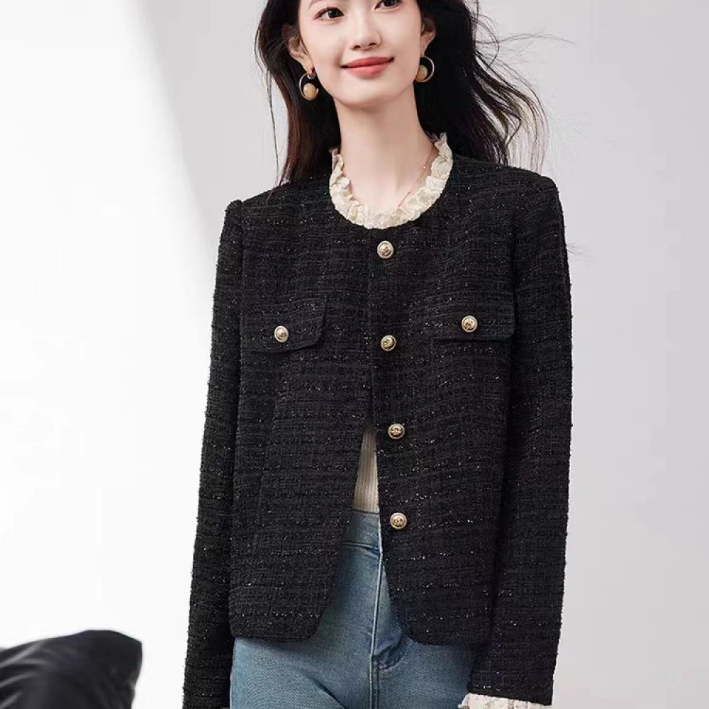 高级感气质小香风开衫女2025新款开春洋气名媛外套上衣9910