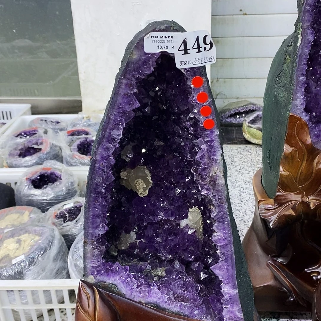 未镶嵌大型摆件（非配饰）水晶紫水晶449 紫水晶洞