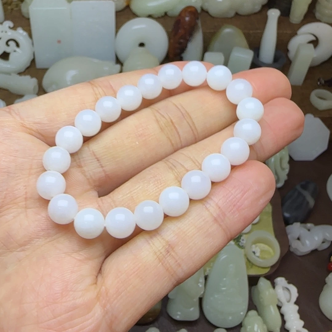 和田玉未镶嵌挂件卡8