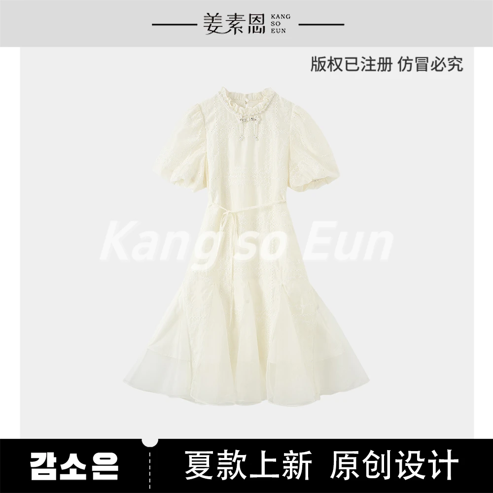 【小铃铛】【北海道之恋】连衣裙时尚泡泡袖仙女裙GY25XT120533