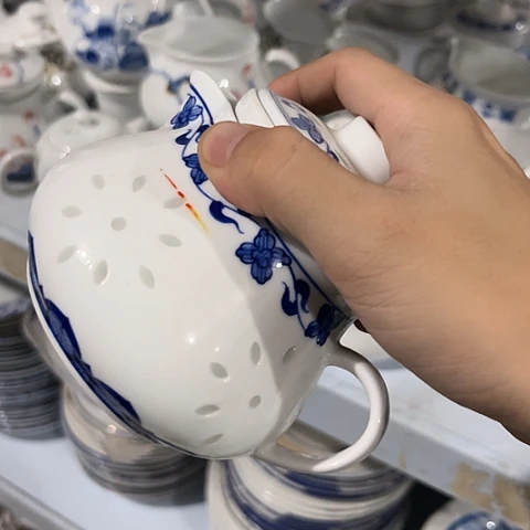 陶瓷手绘随手泡一个