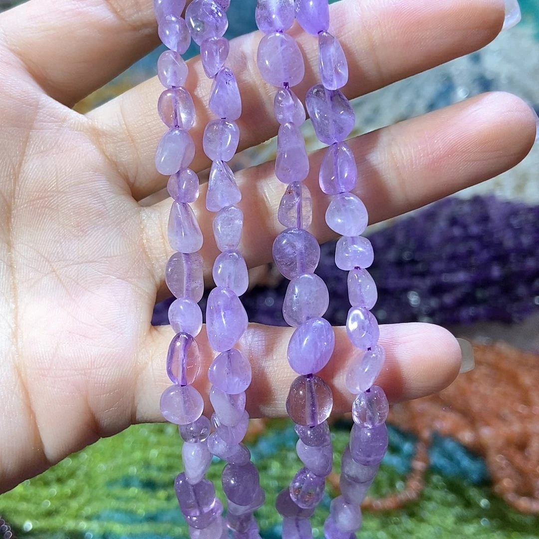 水晶珠宝半成品未镶嵌随行薰衣草