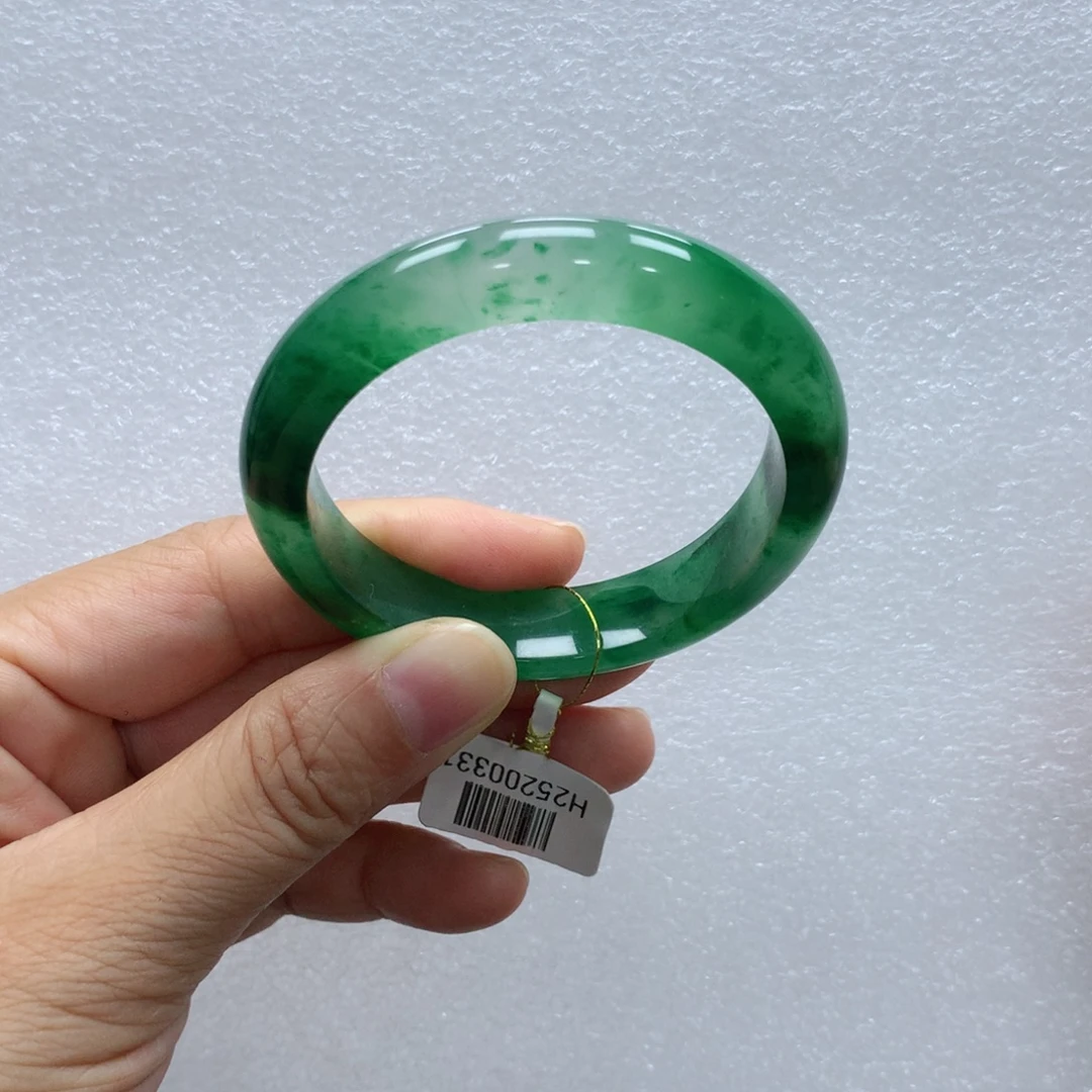 石英质玉未镶嵌手镯青青51-52多人
