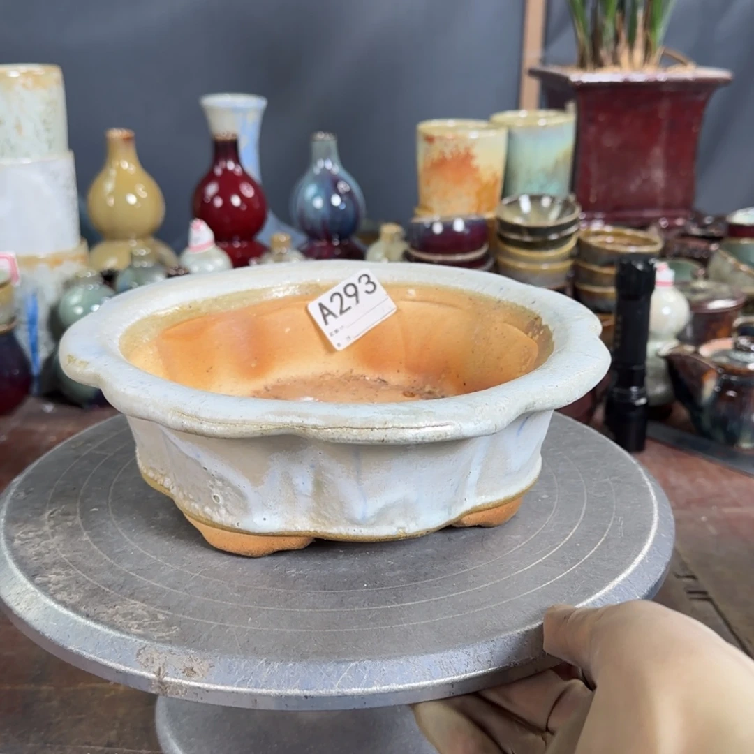 地***王紫砂花盆293瑕疵品