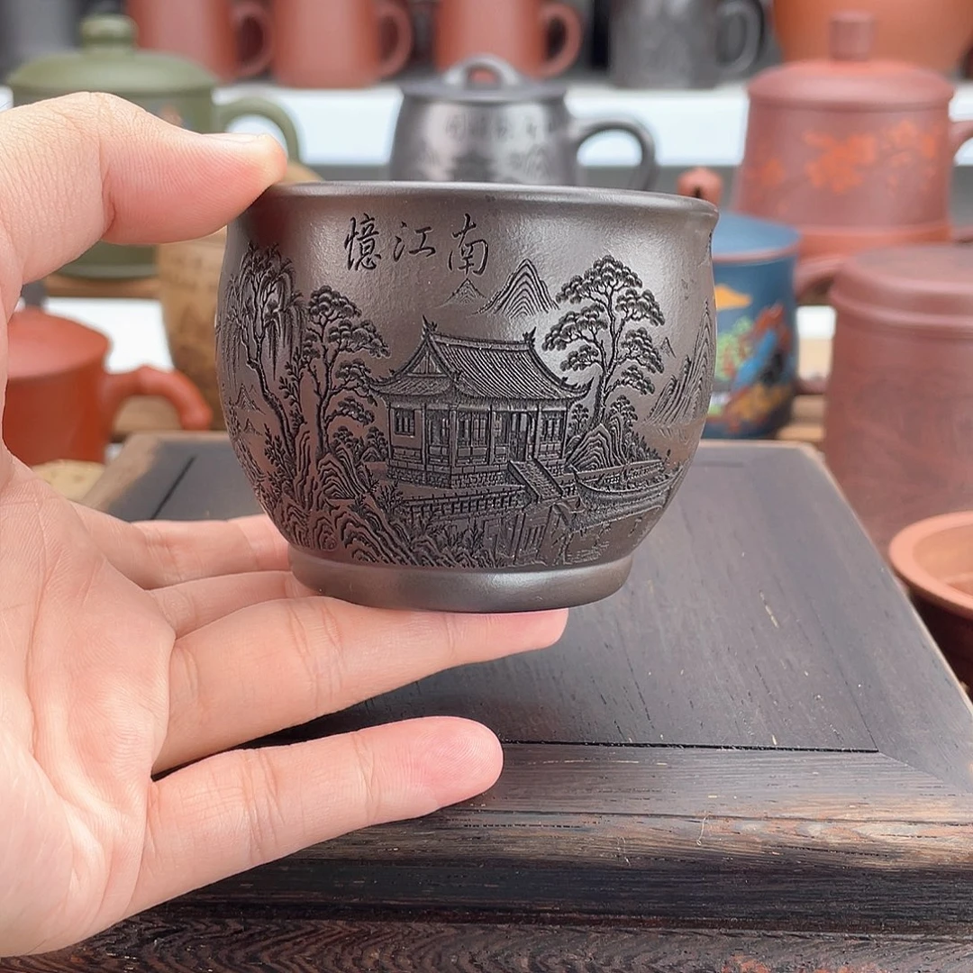 紫砂茶杯高档紫砂茶具套装