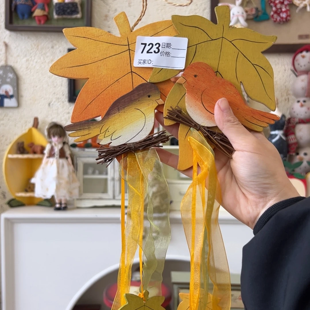 木默认微瑕！外贸样品摆件挂件723