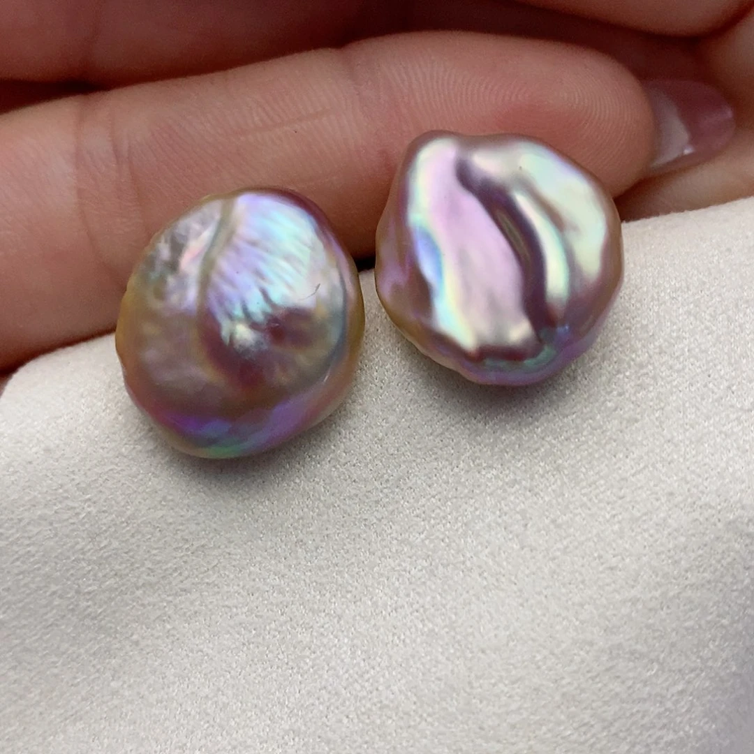 【闪购商品】淡水珍珠耳饰银S925镶嵌