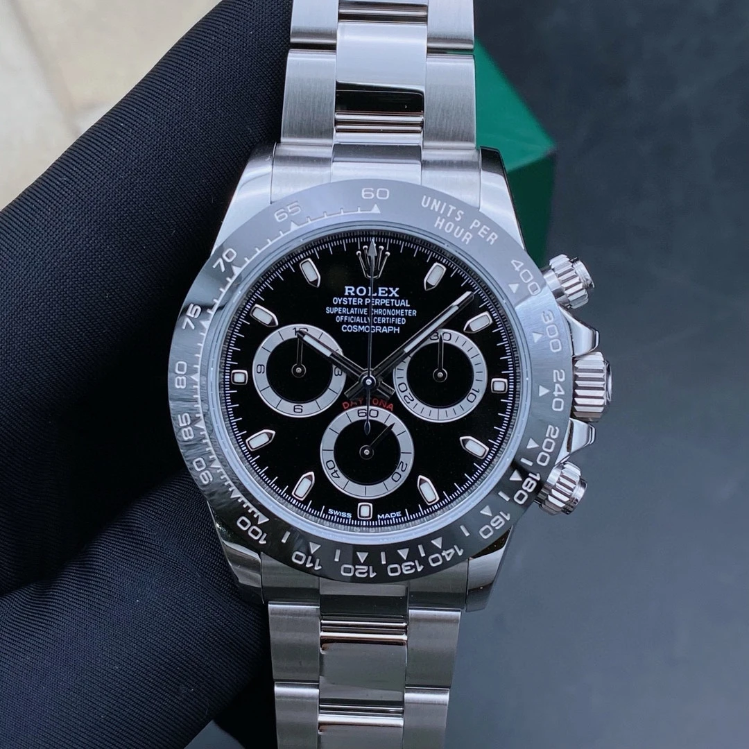 99新 Rolex/劳力士 宇宙计型116500/黑熊猫/男表/表径40