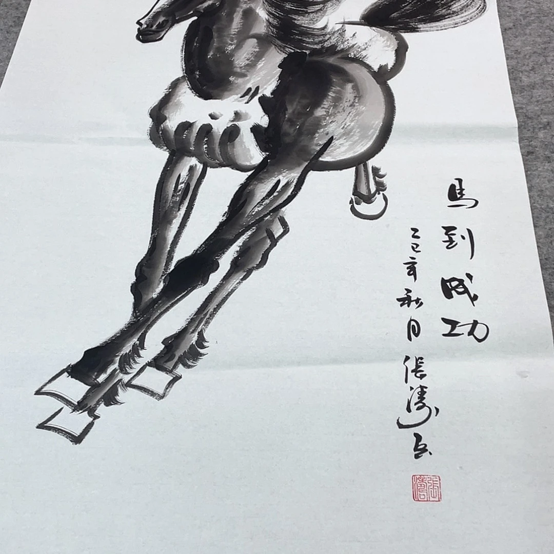 国画纯手绘的花鸟山水