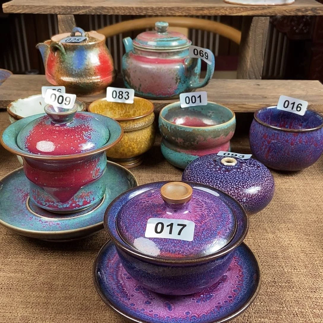 一***气瓷片钧瓷茶壶茶具
