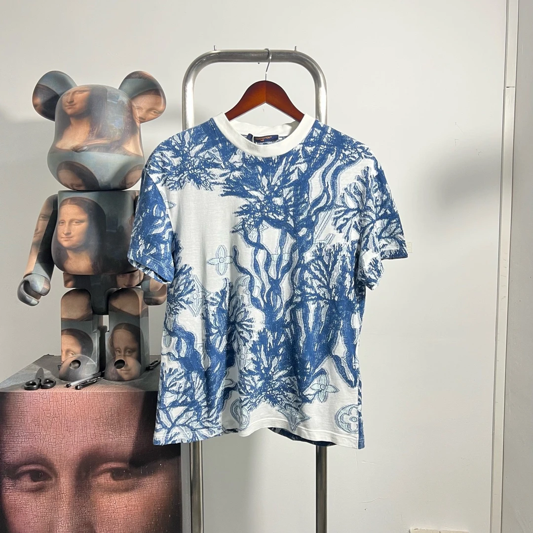 99新 LouisVuitton/路易威登 Lv海草针织短袖 S1218 胸围55衣长68
