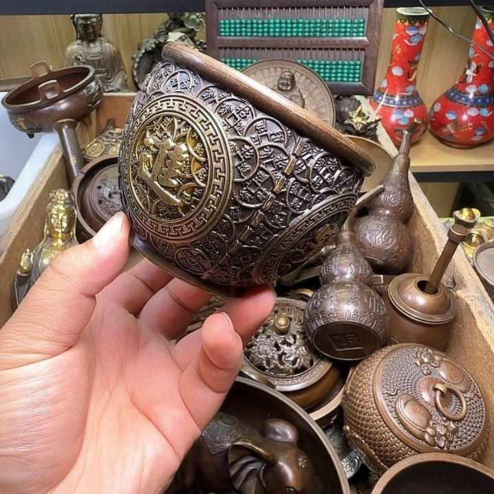 铜器办公室茶室摆件