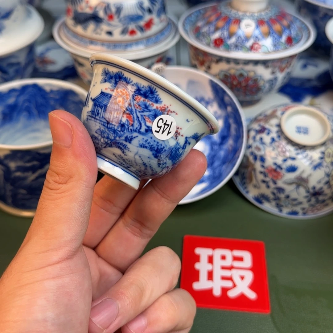 彦祖纯手工手绘茶具145