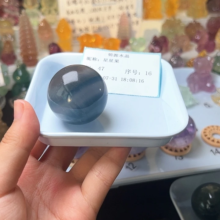 星***果萤石摆件未镶嵌萤石