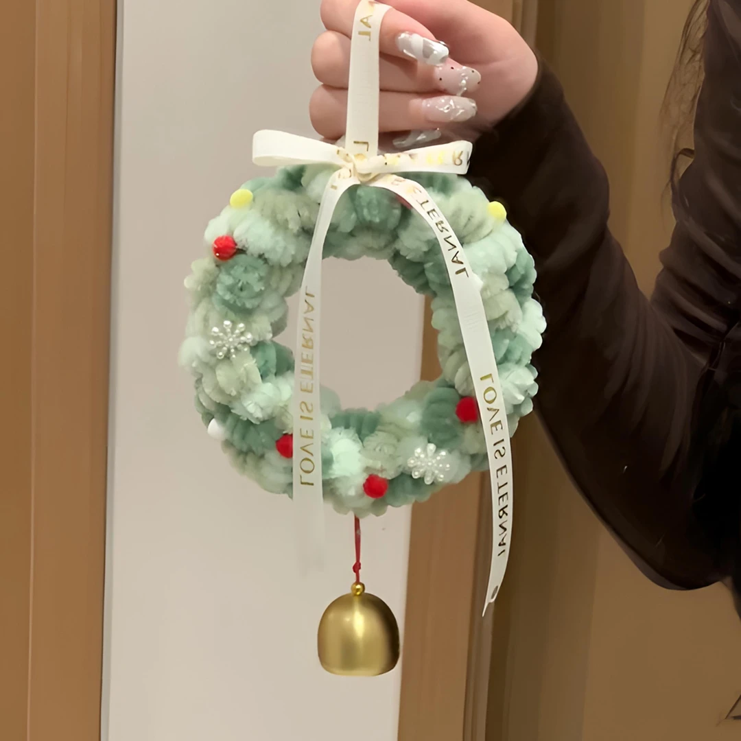 【4·8包邮】扭扭棒圣诞树挂件手工diy雪花苹果圣诞树材料包个人用品