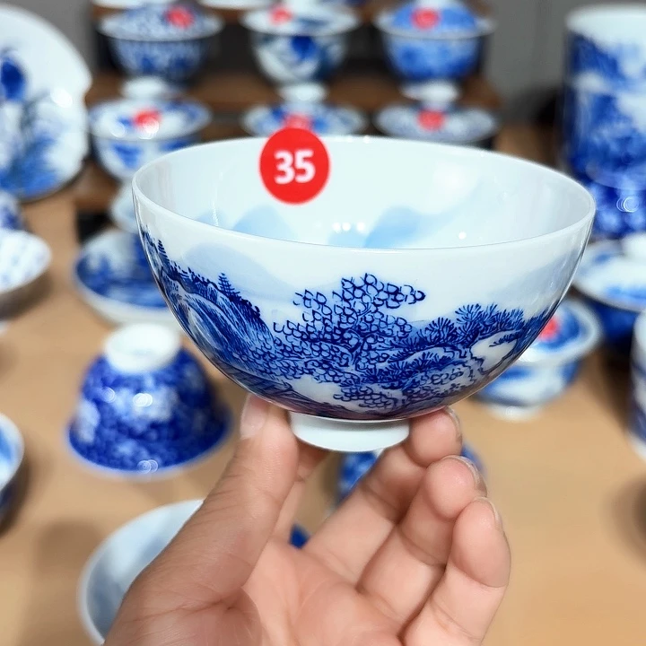 景德镇纯手工手绘单杯