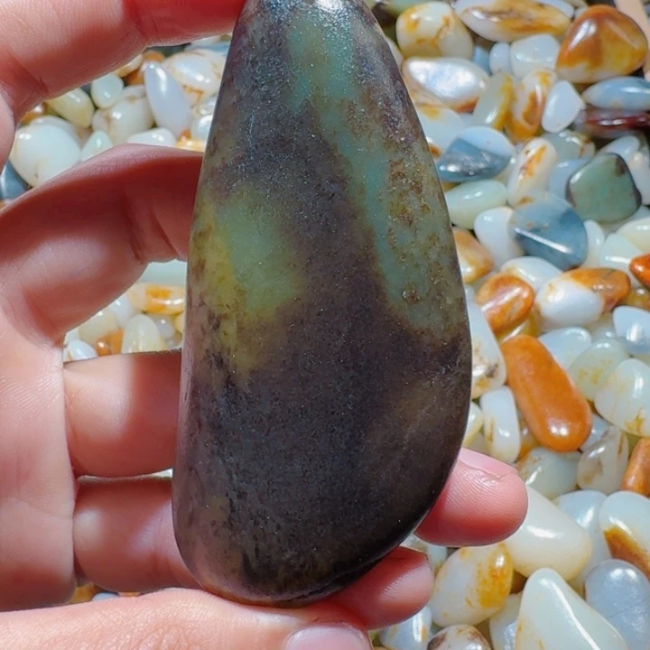 和田玉未镶嵌挂件98克