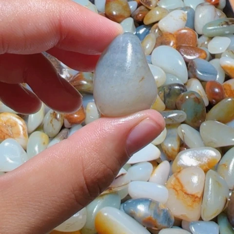 和田玉未镶嵌颈饰11.5克