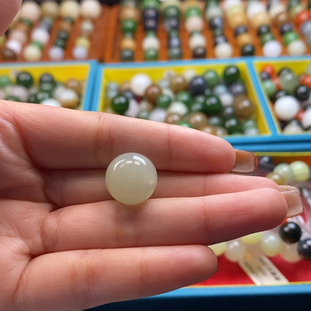 和田玉未镶嵌珠宝奇石福利晴水单珠z14