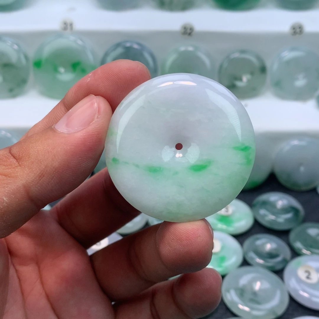 颈饰未镶嵌翡翠缅甸天然A货翡翠42.2-6.6