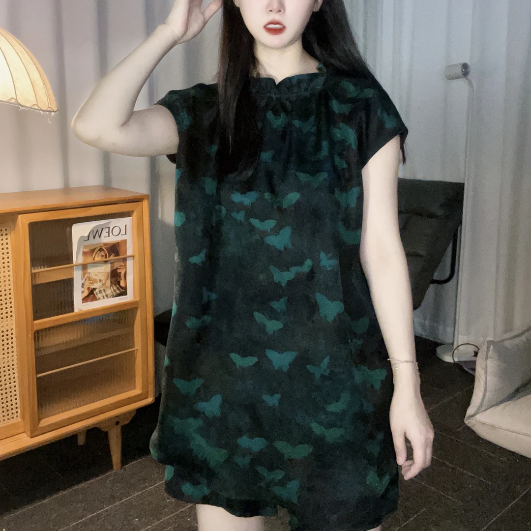 香云纱套装两件套套装女 桑蚕丝面料