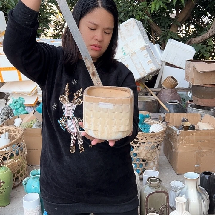 瓶高度13厘米口径13厘米微瑕捡漏