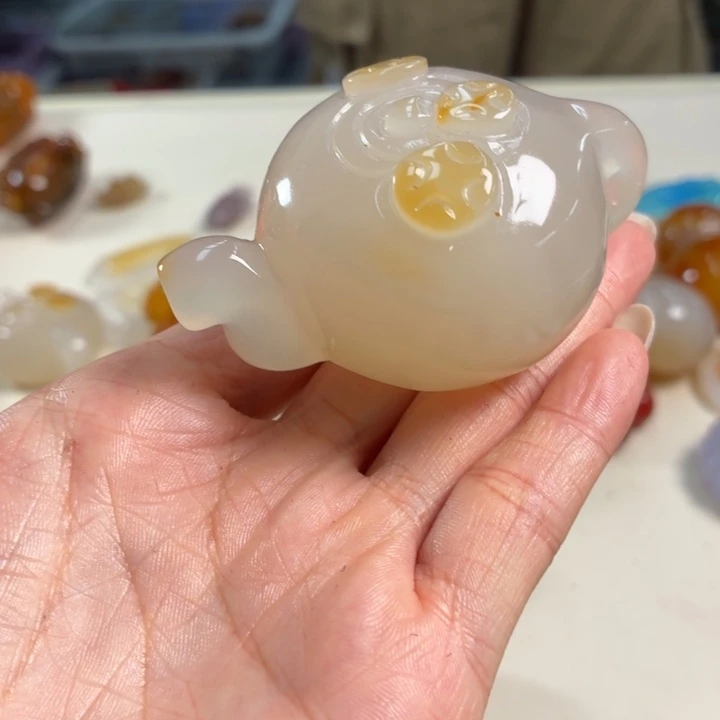 玛瑙/玉髓未镶嵌吊坠(不含链)