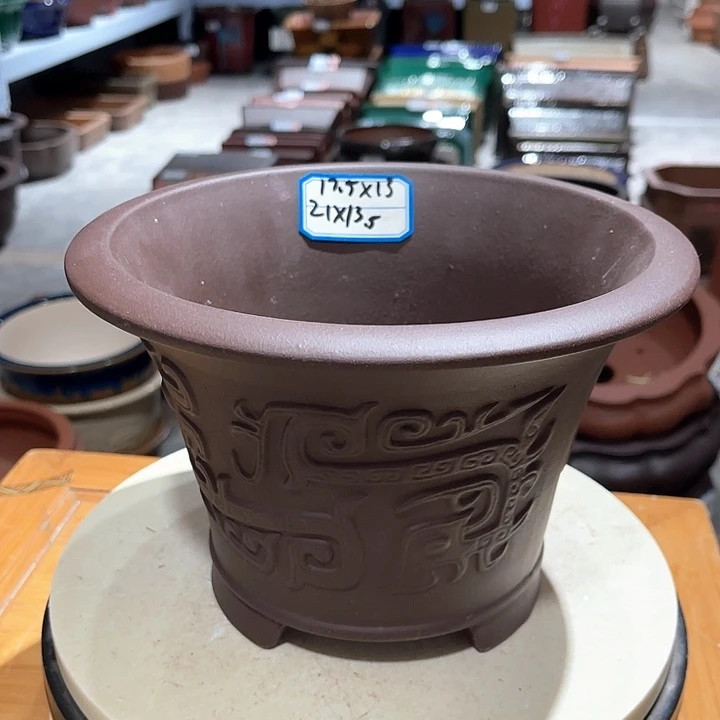 紫砂花盆紫砂花盆