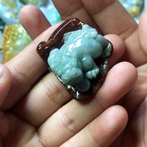 翡翠未镶嵌颈饰天然缅甸翡翠a货