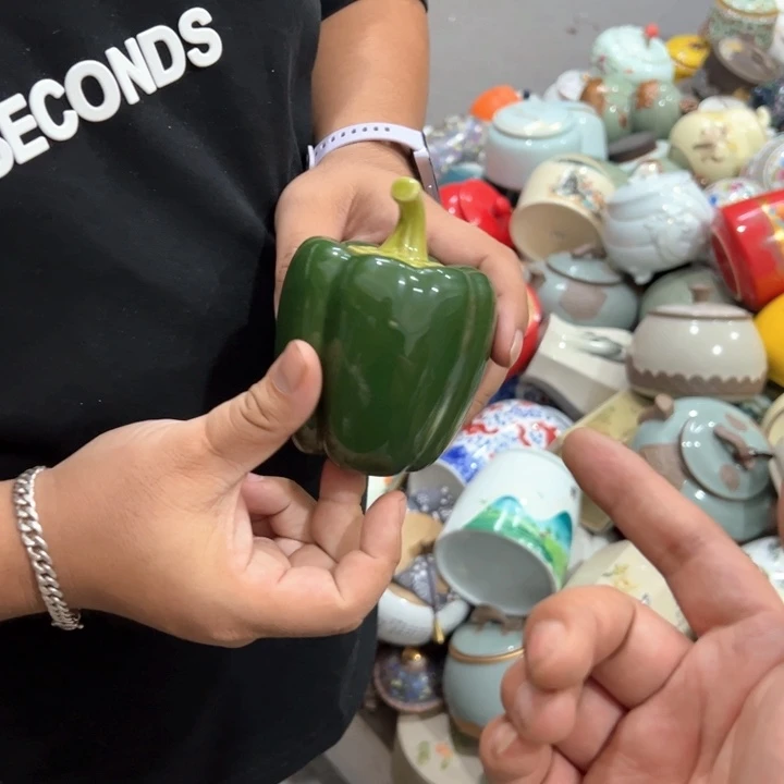 瑕疵福利品陶瓷茶叶罐介意勿拍