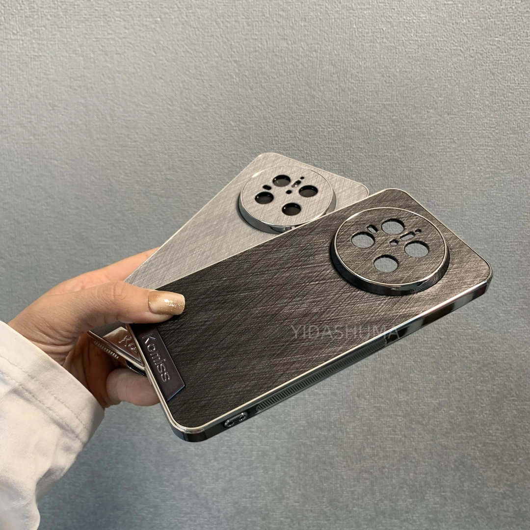 华为mate60手机壳适用mate70pro外壳金丝银锦防摔简约mate60pro壳