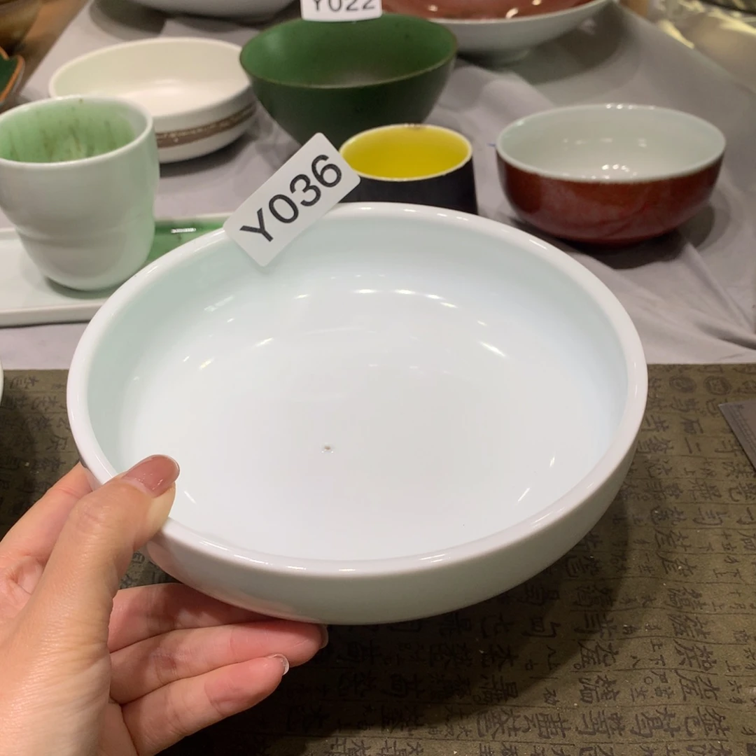 陶景德镇粗陶复古盘碗微瑕