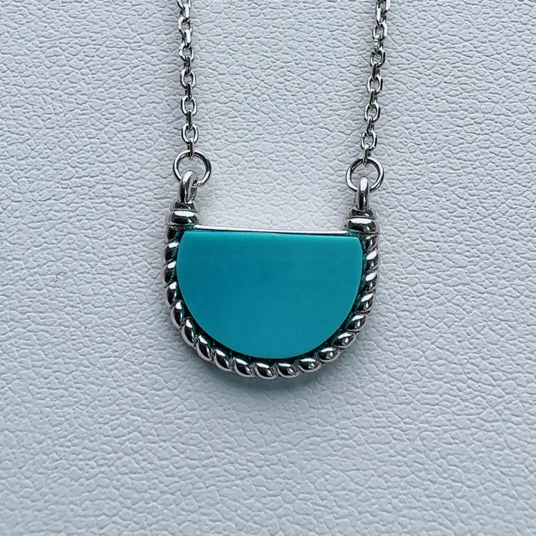 绿松石银S925镶嵌配饰