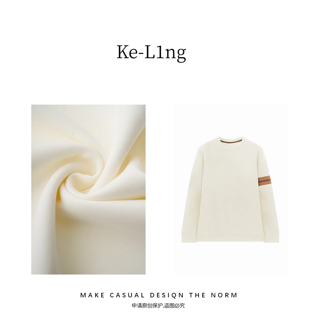 【轲老板】JE尼经典老钱风权贵男士卫衣