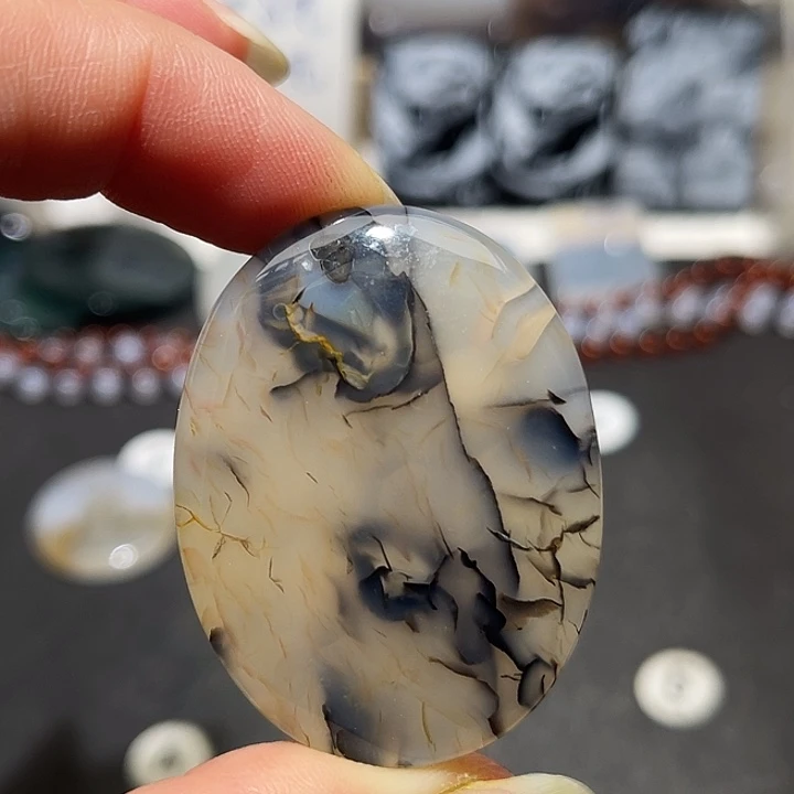 玛瑙/玉髓未镶嵌吊坠(不含链)