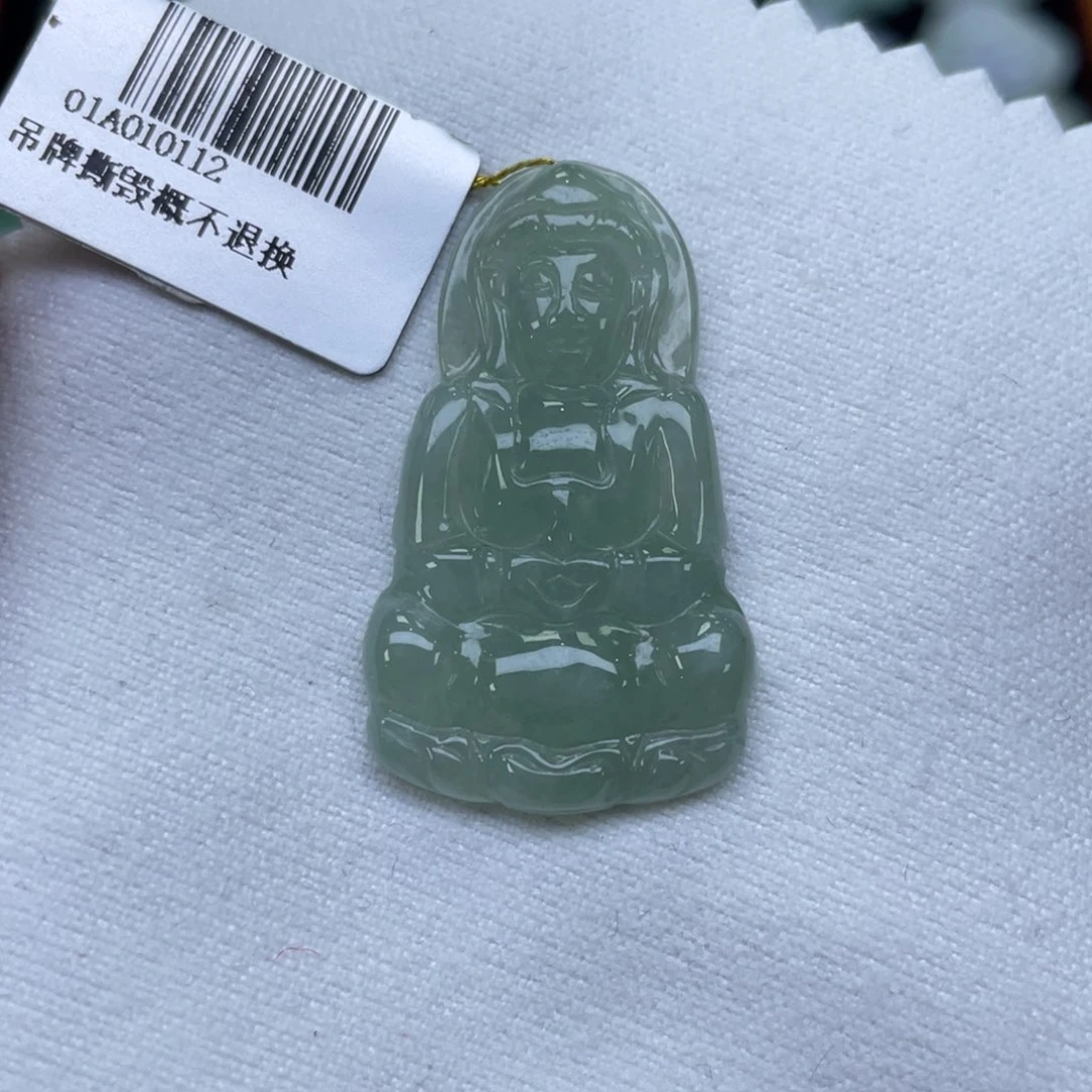 颈饰未镶嵌翡翠观音