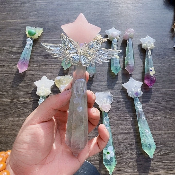 追***）未镶嵌珠宝半成品水晶水晶