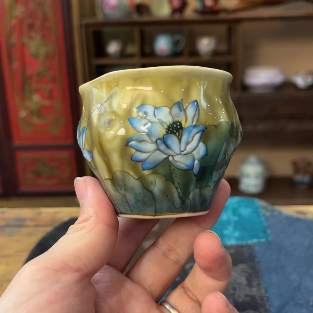 柴烧手工手绘陶瓷