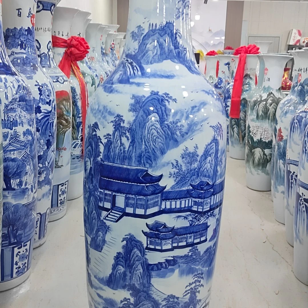 瓶青花源远流长1.4米一个