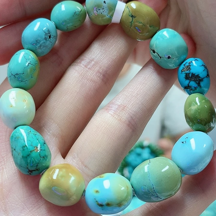 未镶嵌绿松石珠宝奇石一***袋